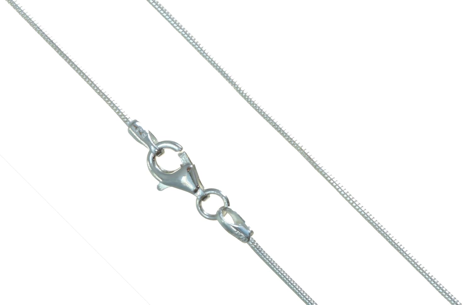 925标准纯银女式蛇链 – 45.7 cm